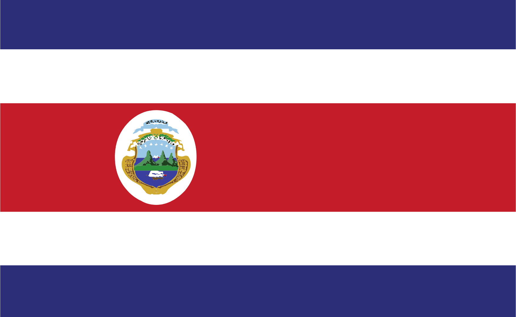 Costa Rica Flag Paul Turner