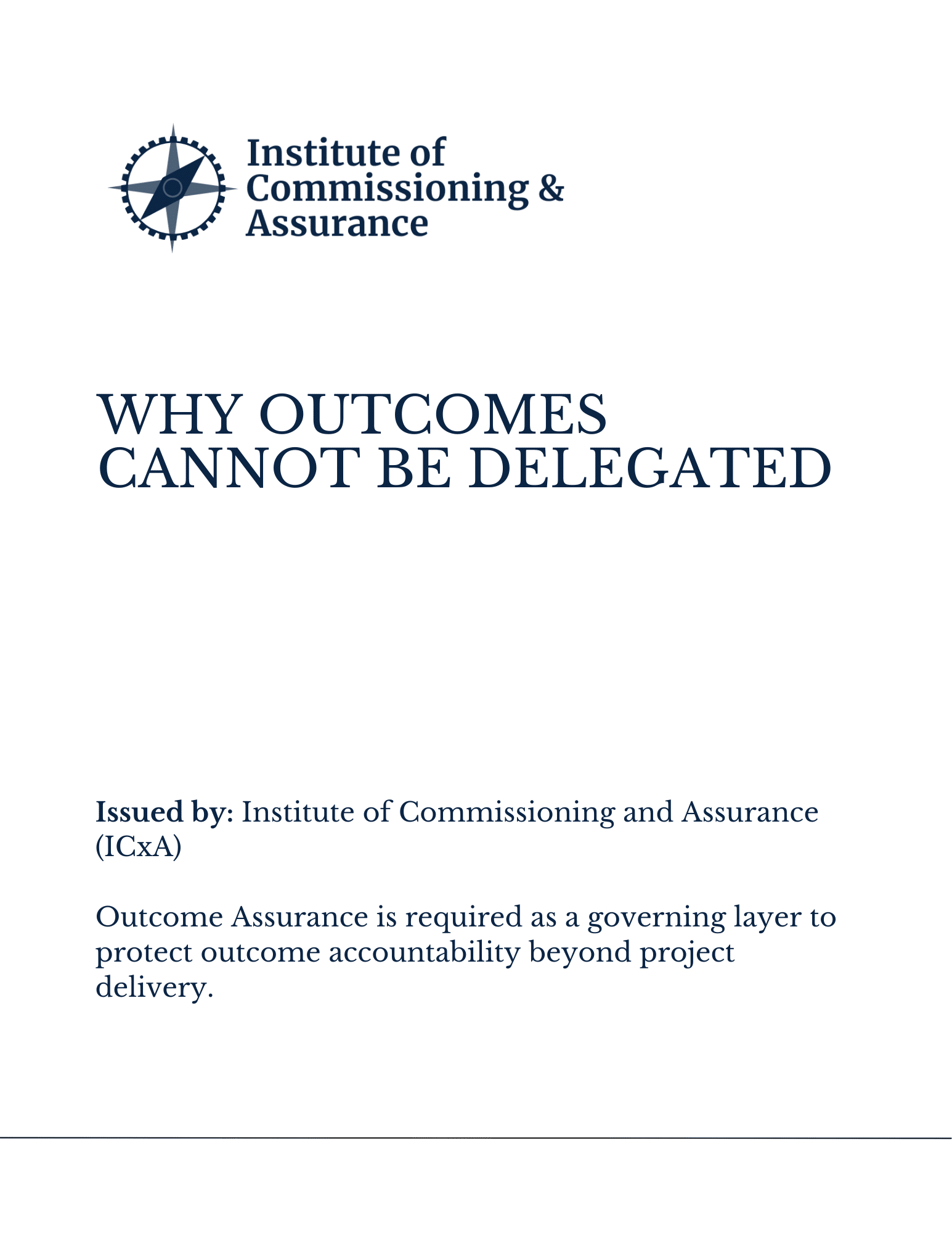 29- Why Outcomes Cannot Be Delegated Paul Turner