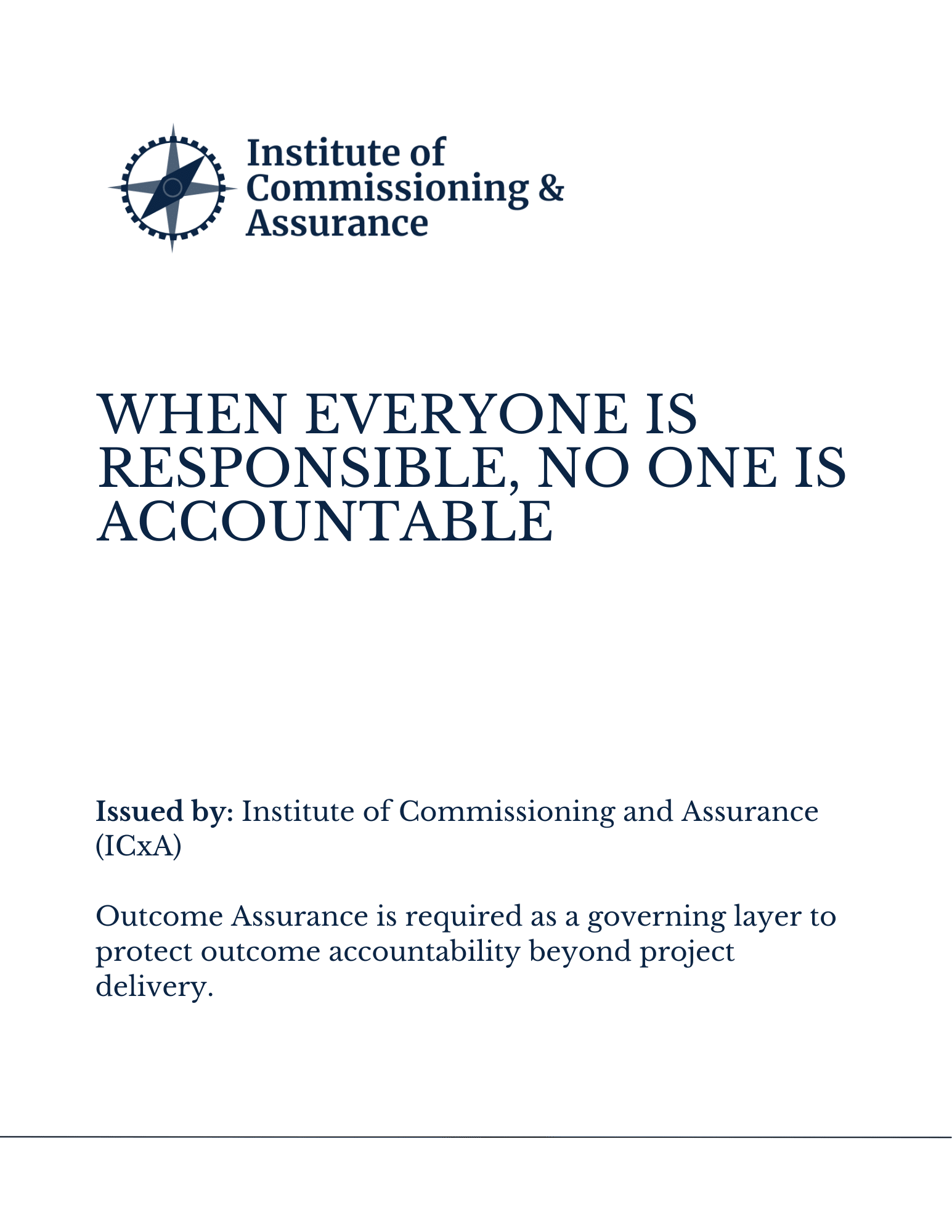 32- When Everyone Is Responsible, No One Is Accountable Paul Turner