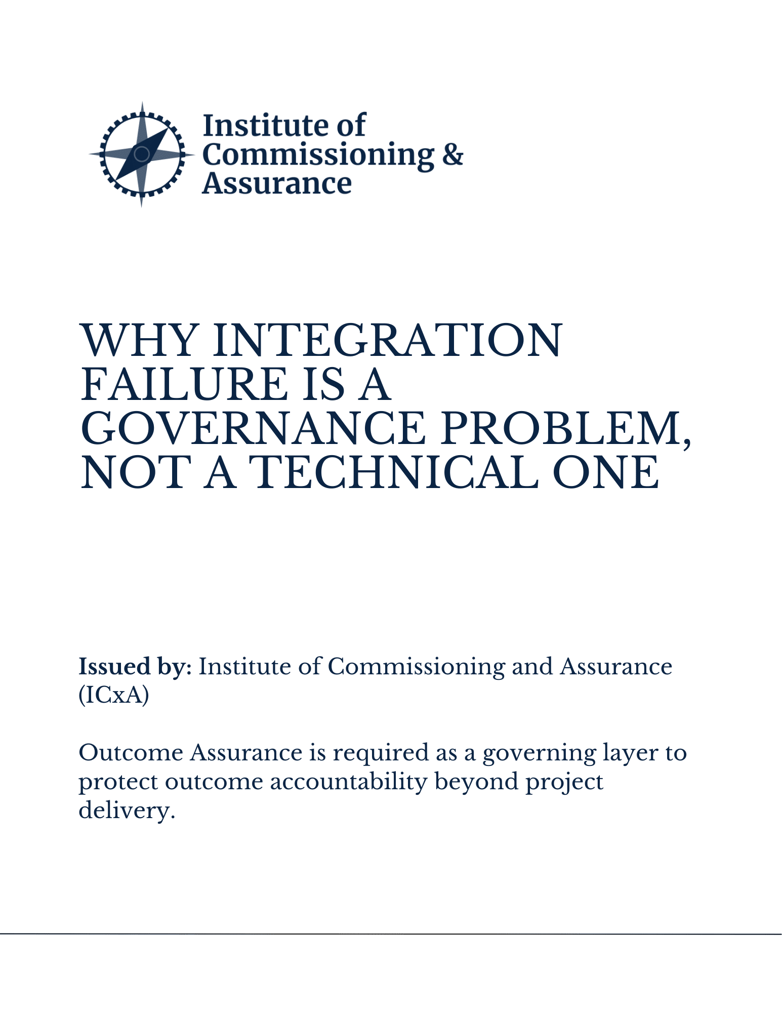 34- Why Integration Failure Is A Governance Problem, Not A Technical One Paul Turner